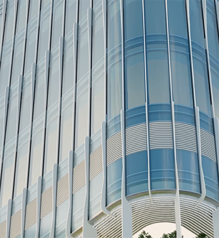 Crystal Tower 大廈外牆